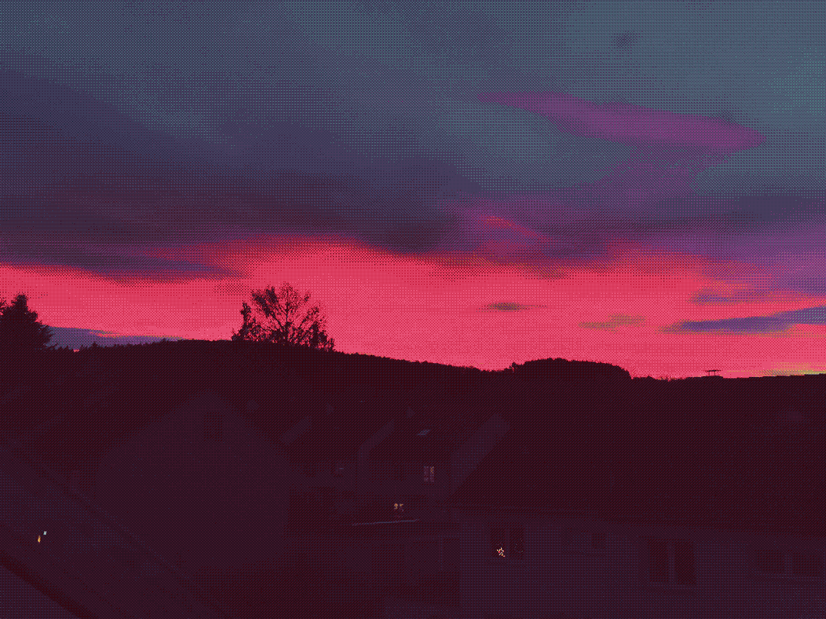 a sunset